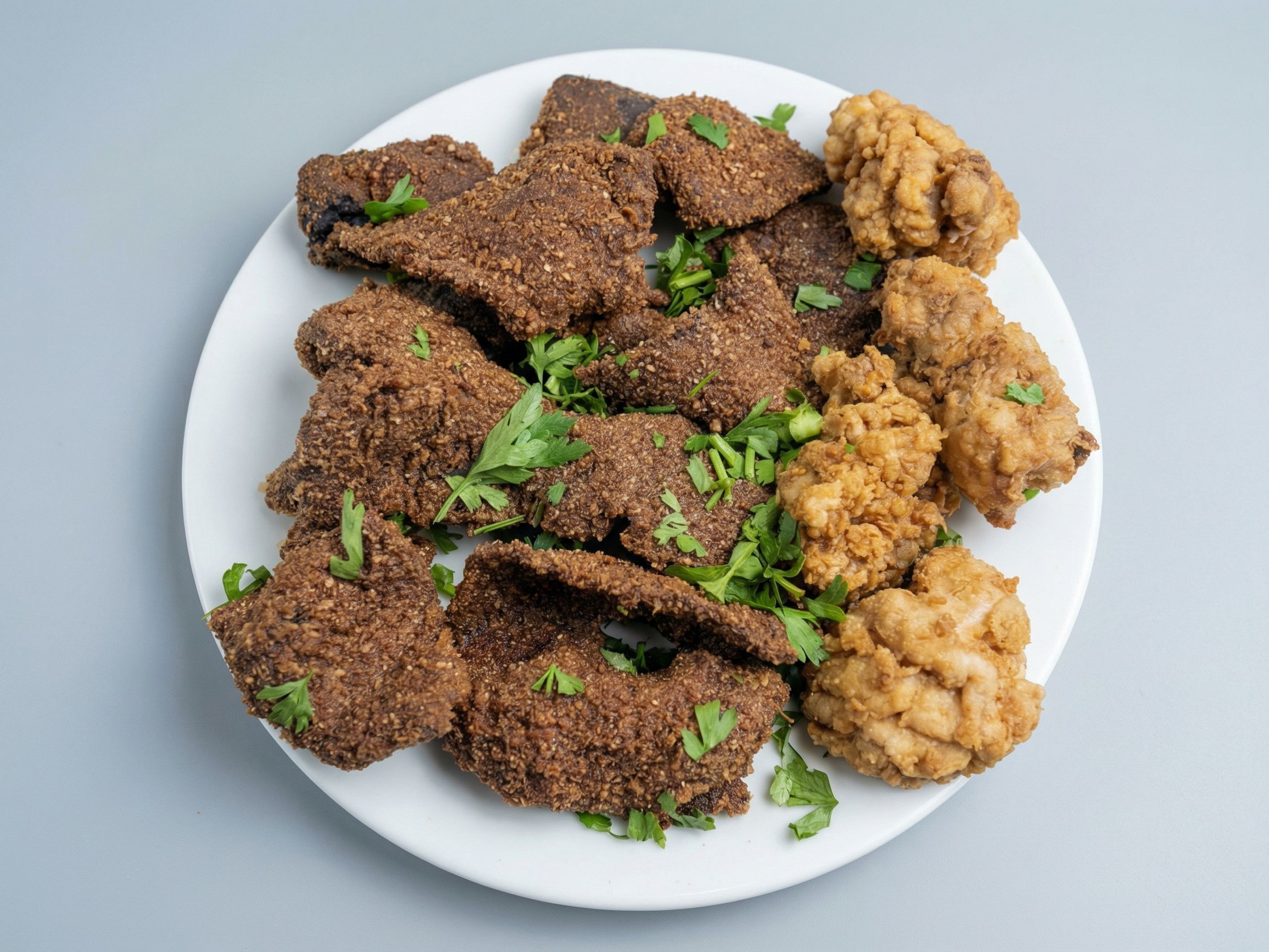1 kg Liver + Mokh + Salad + Bread