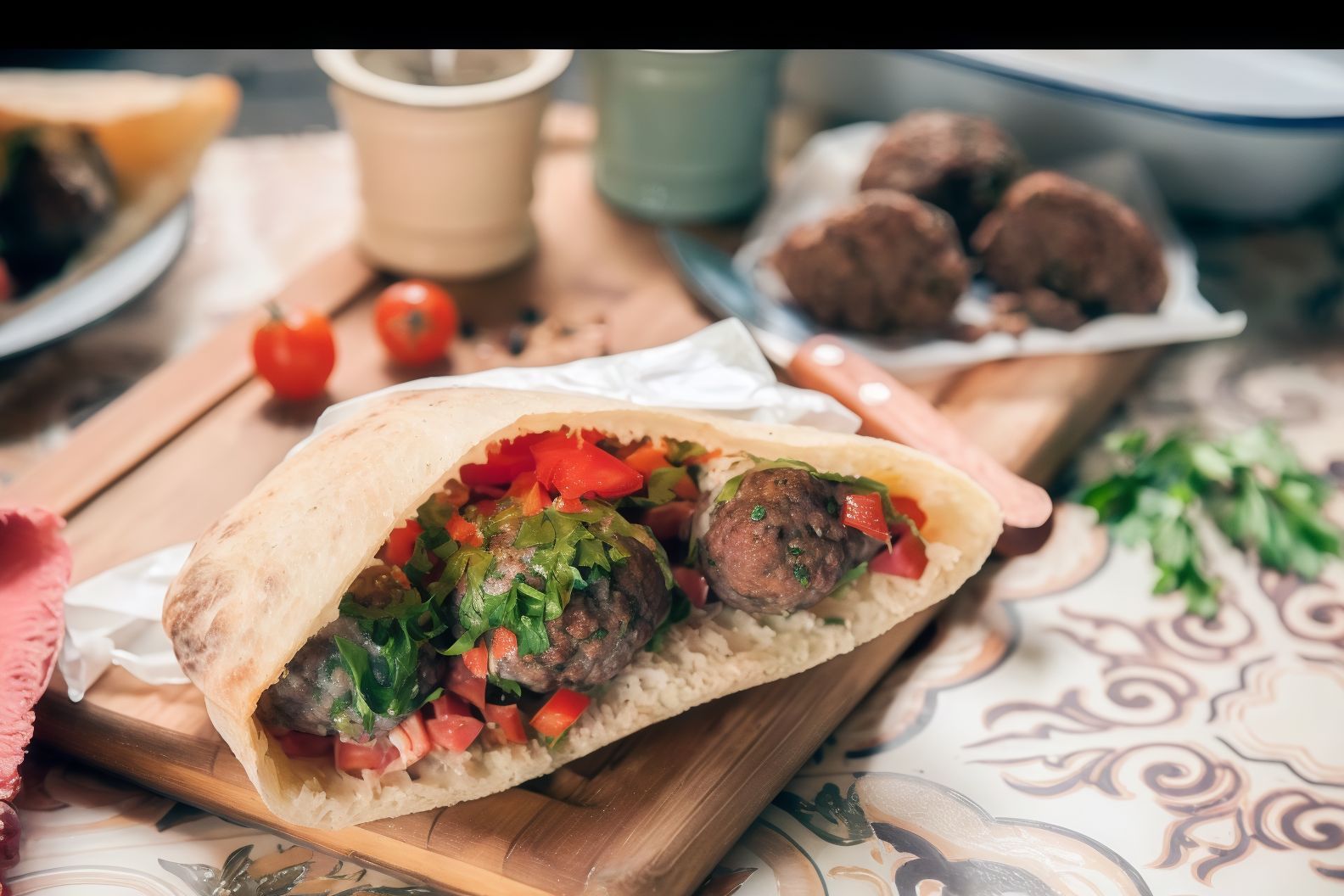 Shami kofta Sandwich