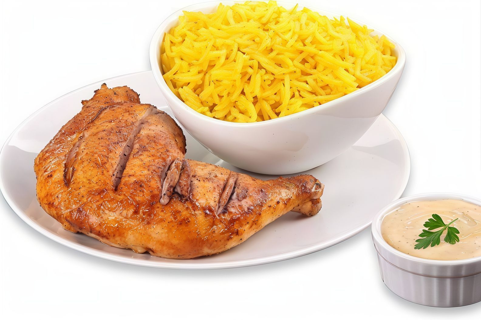 Quarter Grilled Chicken Meal