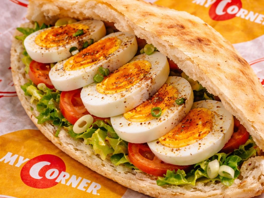 Boiled Egg Sandwich