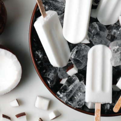 Coconut Sorbet Ice Cream - 90 Cal