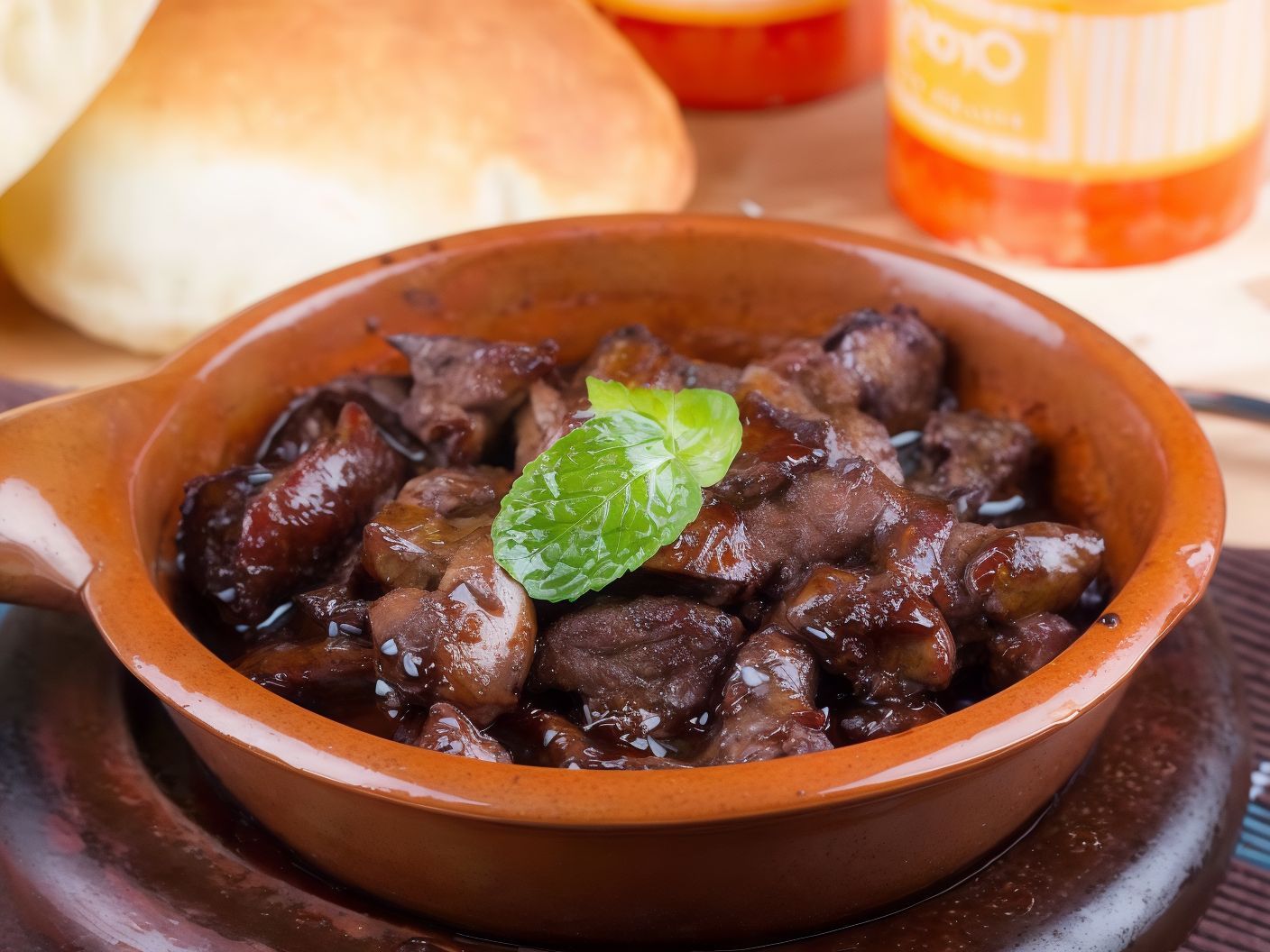 Chicken Saoda With Pomegranate Molasses