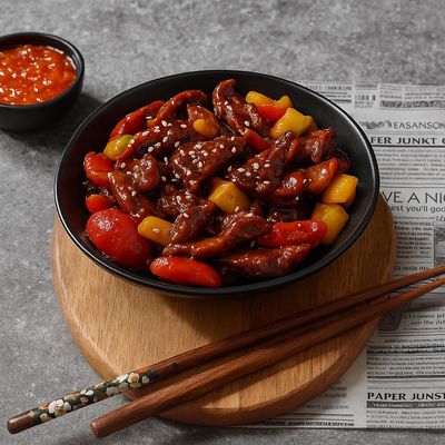 Beef With Szechuan Sauce