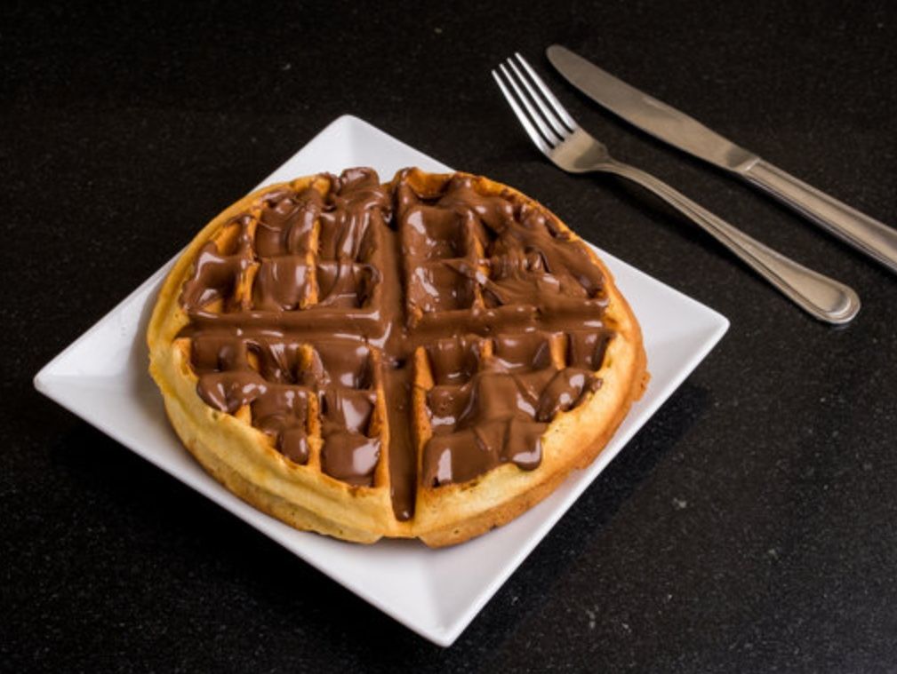 Waffle with Nutella