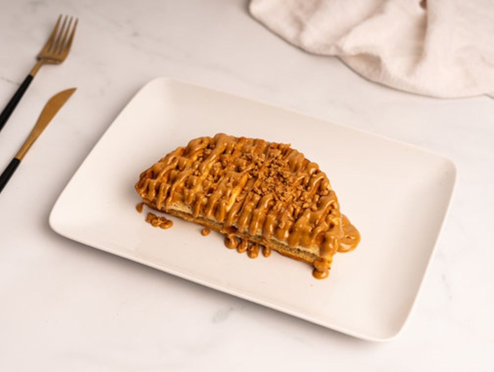 Waffle with Lotus Sauce