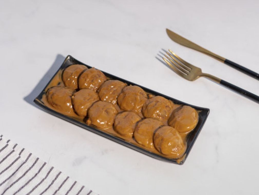 Pancake with Lotus Sauce