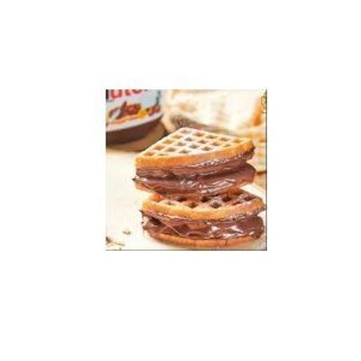 Nutella Chocolate Waffle Sandwich