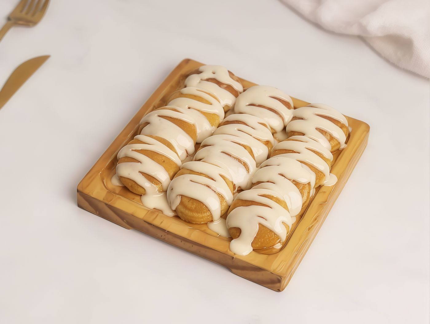 Mini Pancake White Chocolate