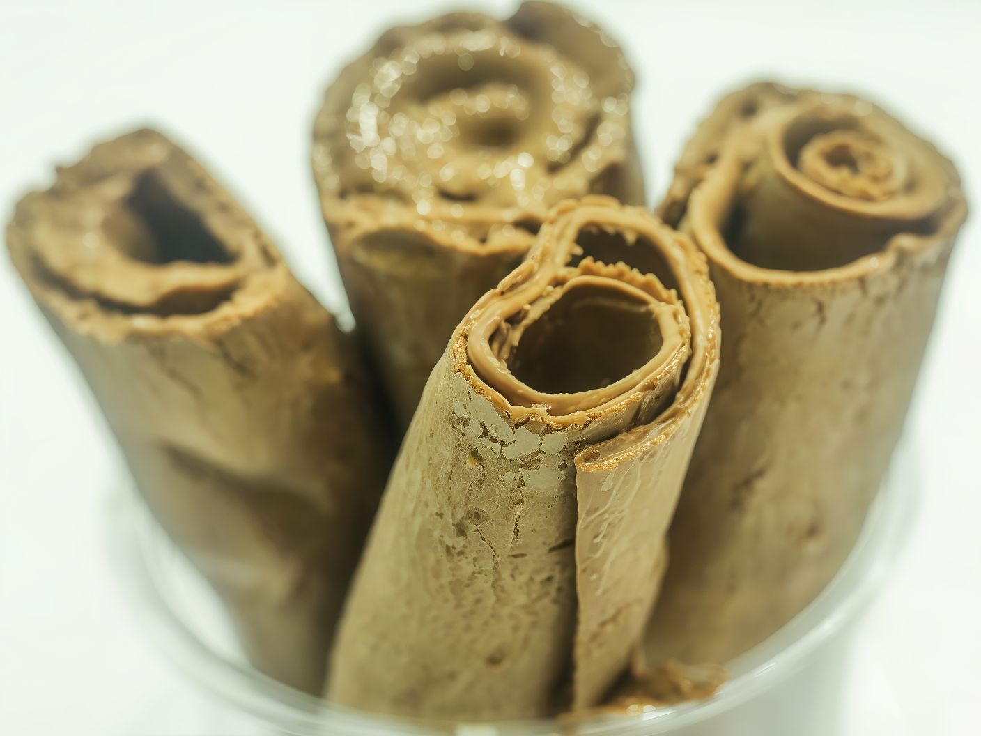 Ice Cream Roll With Chocolate