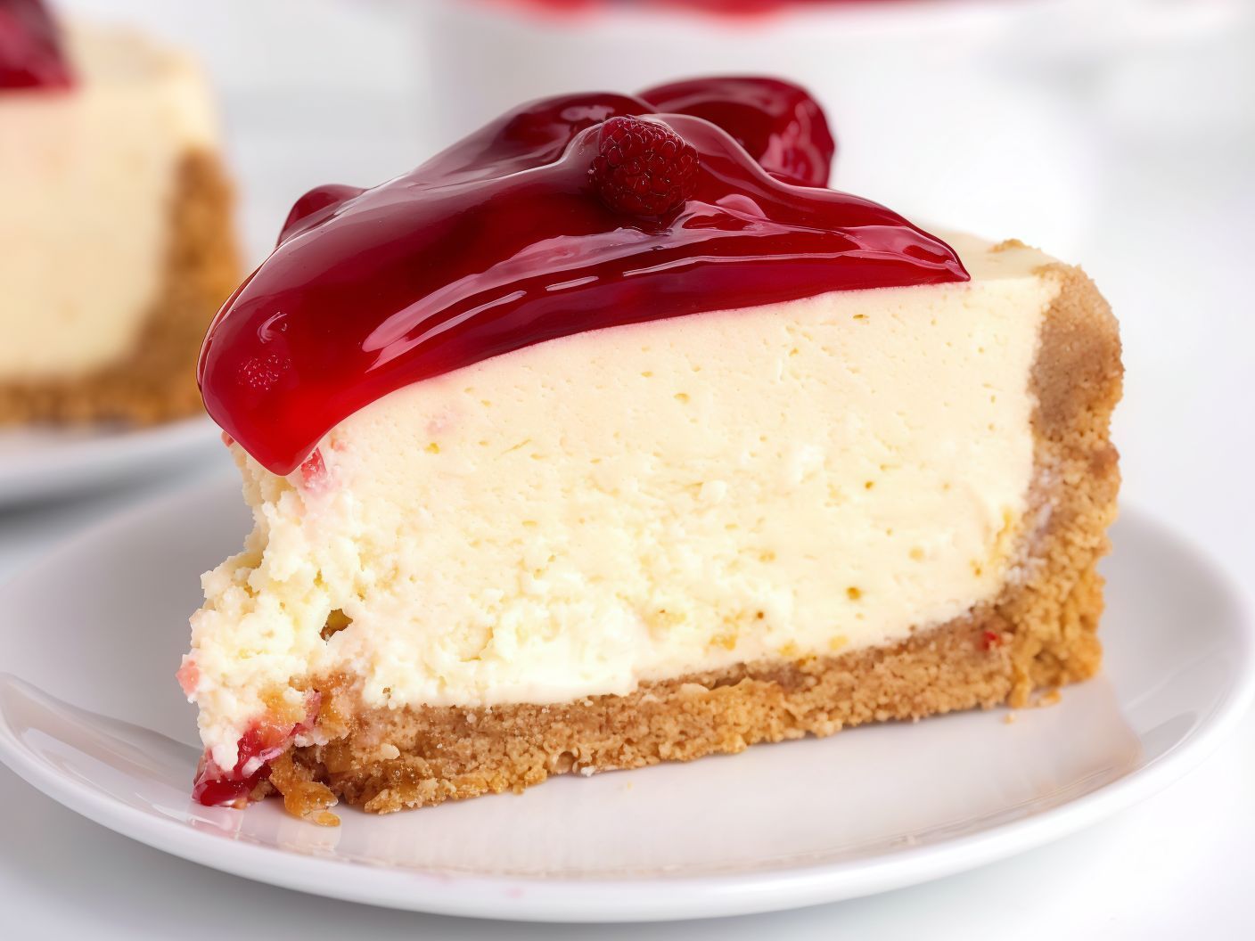 Cheesecake With Rase Berry