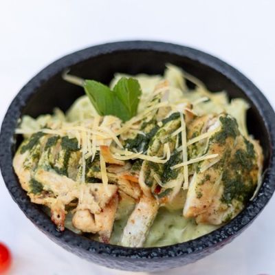 Penne Creamy Chicken Pesto