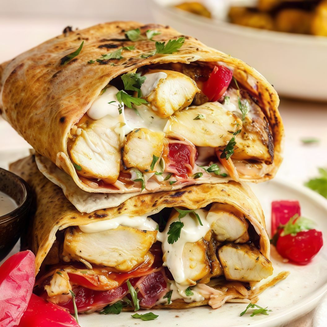 Chicken Shawerma Wrap