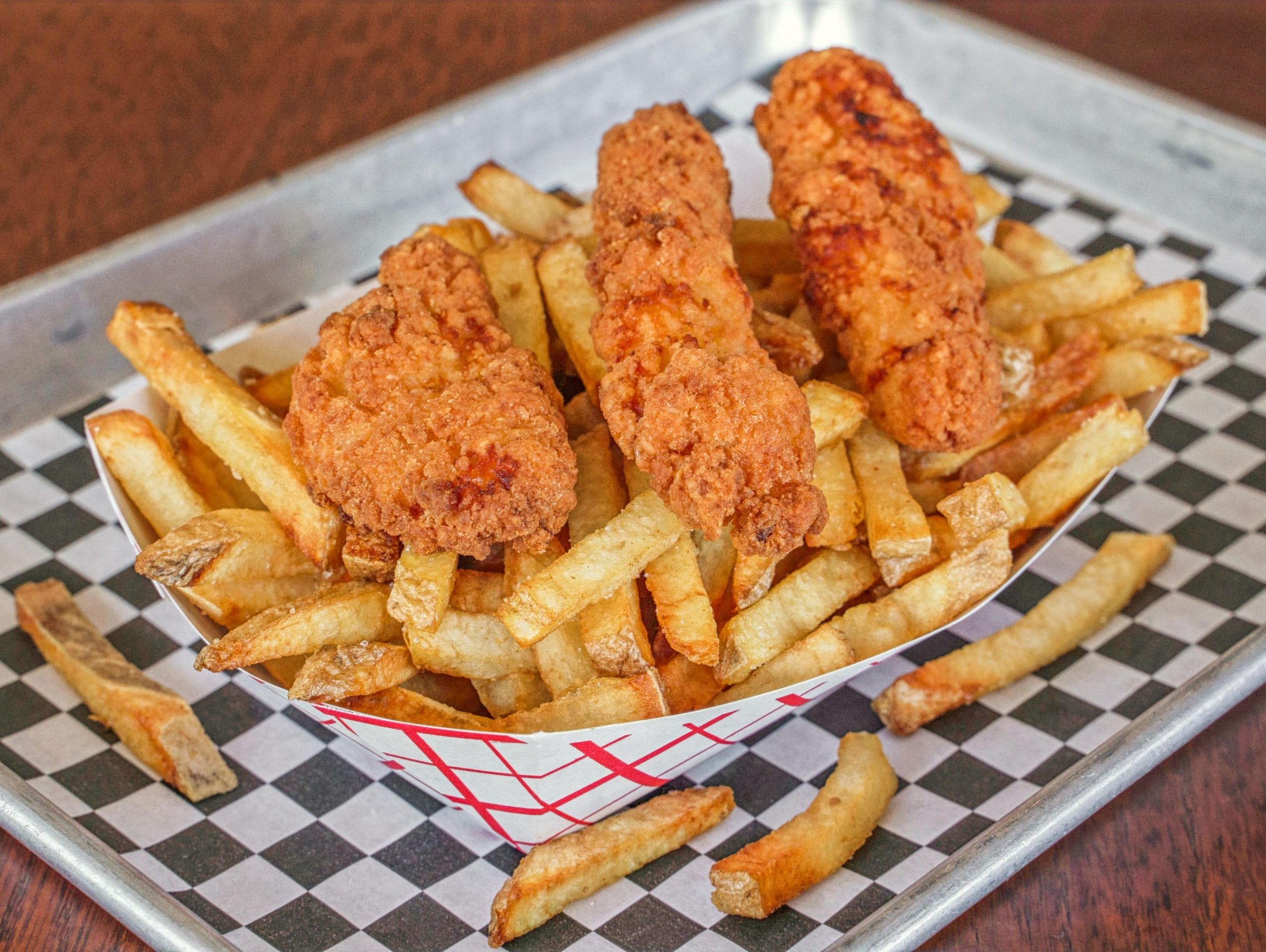 Chicken Strips Slices & Fries