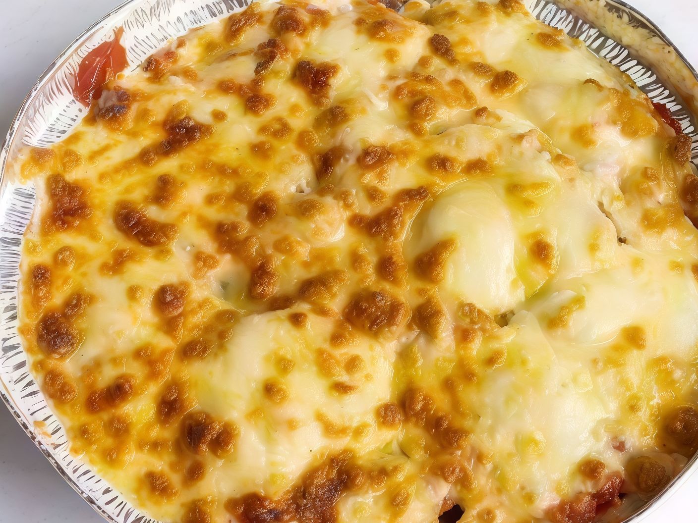 Casserole With Minced Meat Mozzarella