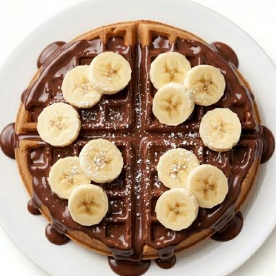 Nutella and banana waffle