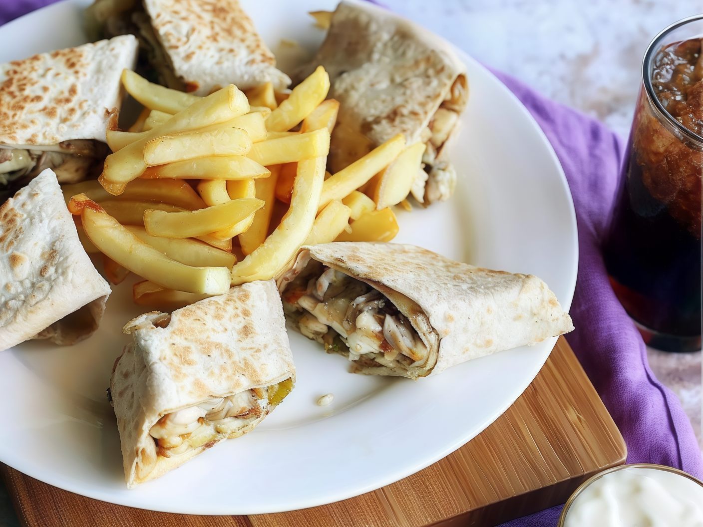 Chicken Shawarma In Saj Box
