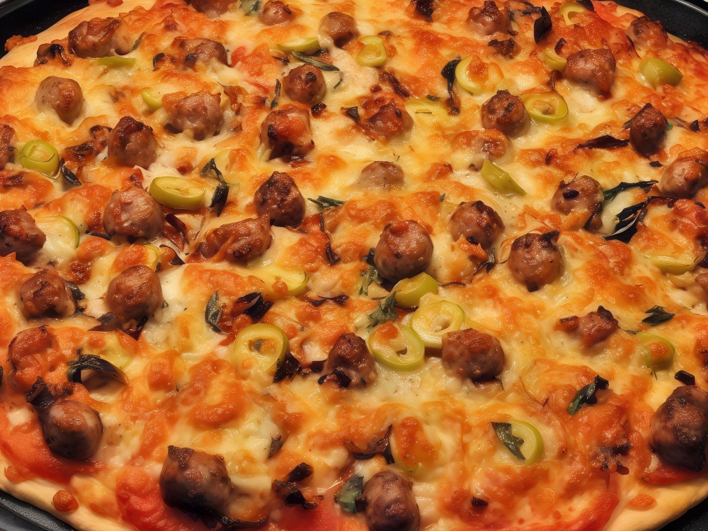 Large Sausage Pizza
