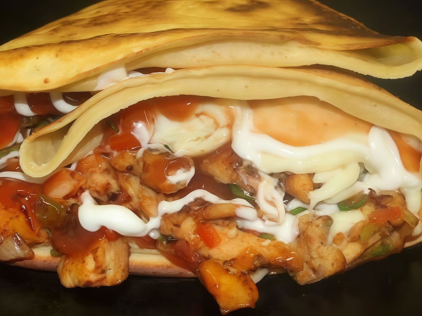 Shish Tawook Crepe