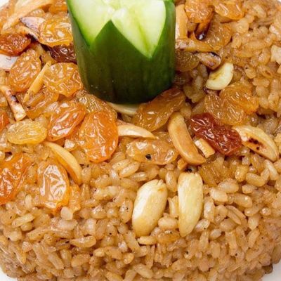 Rice with a delicious mixture