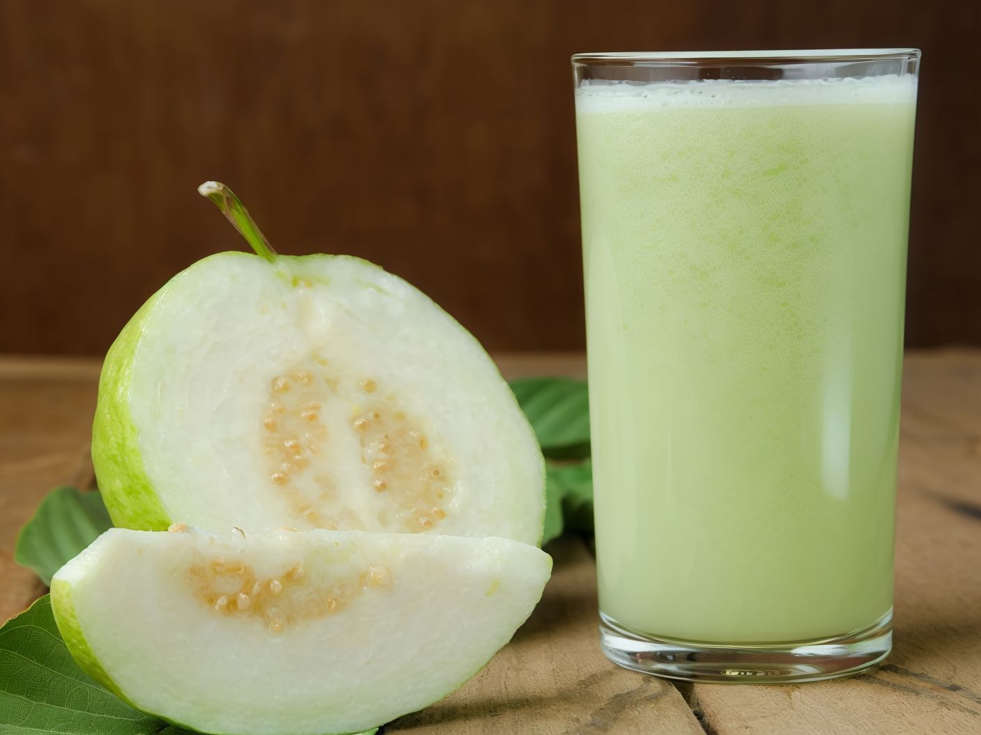 Guava With Milk Juice