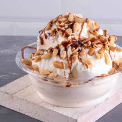 Ice Cream with Peanut Platter