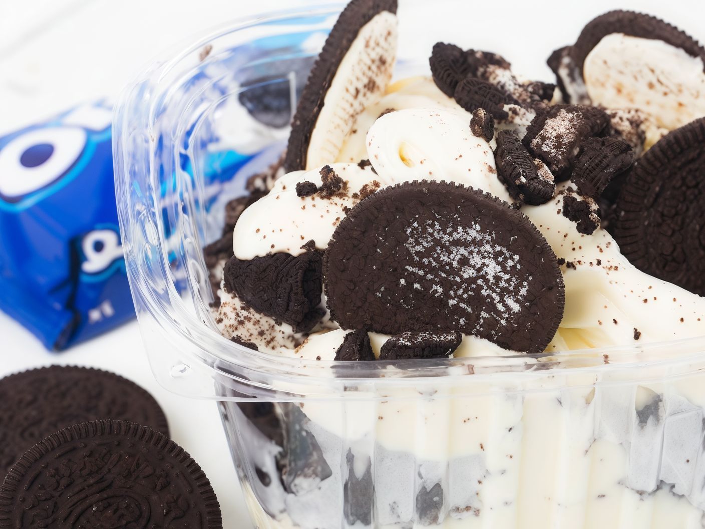 Oreo And Vanilla Ice Cream Platter