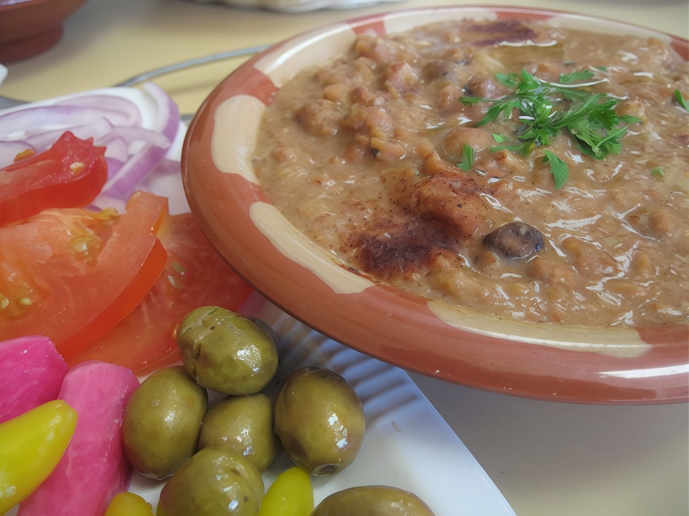 Large Alexandrian Foul Puree