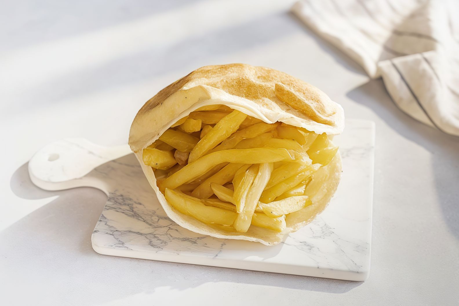 Plain potatoes Sandwich