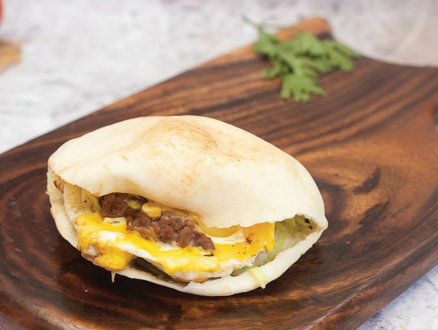 Foul and Egg Sandwich