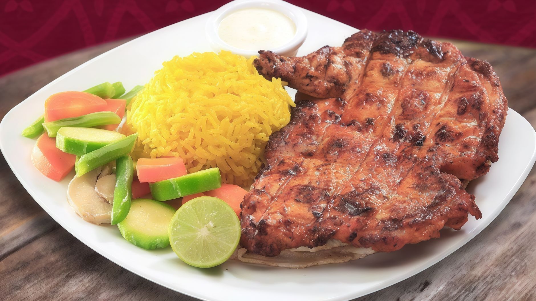 Quarter Tika Chicken Meal