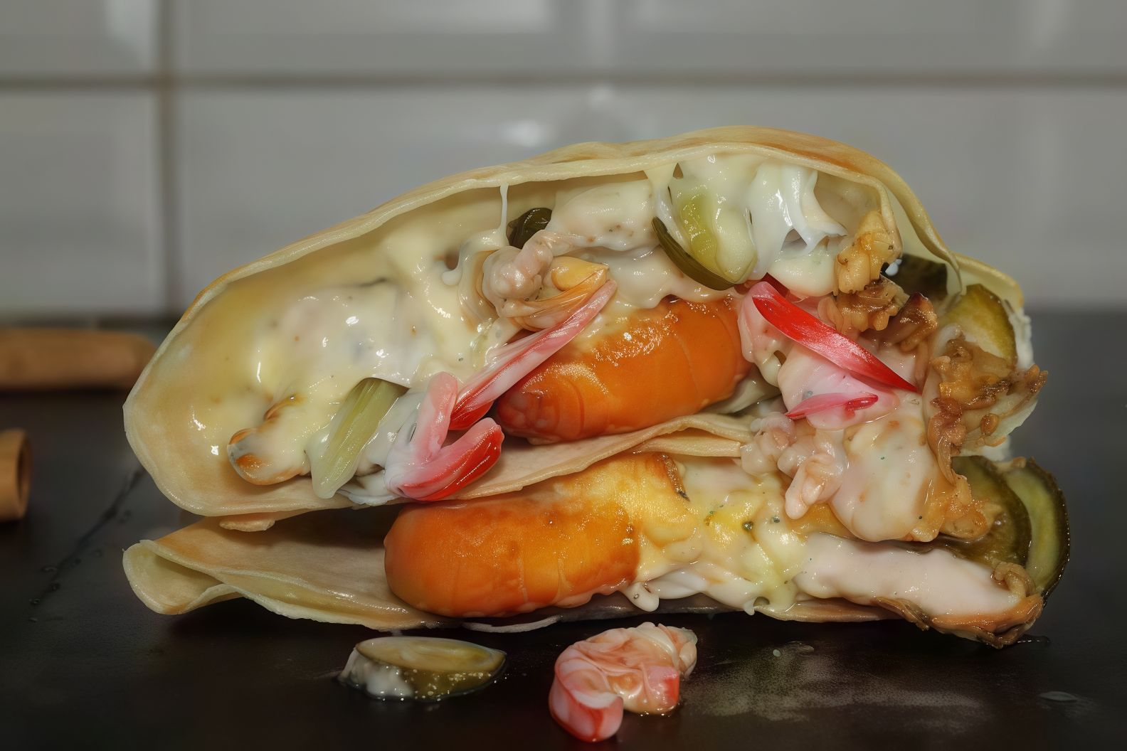 Seafood Crepe