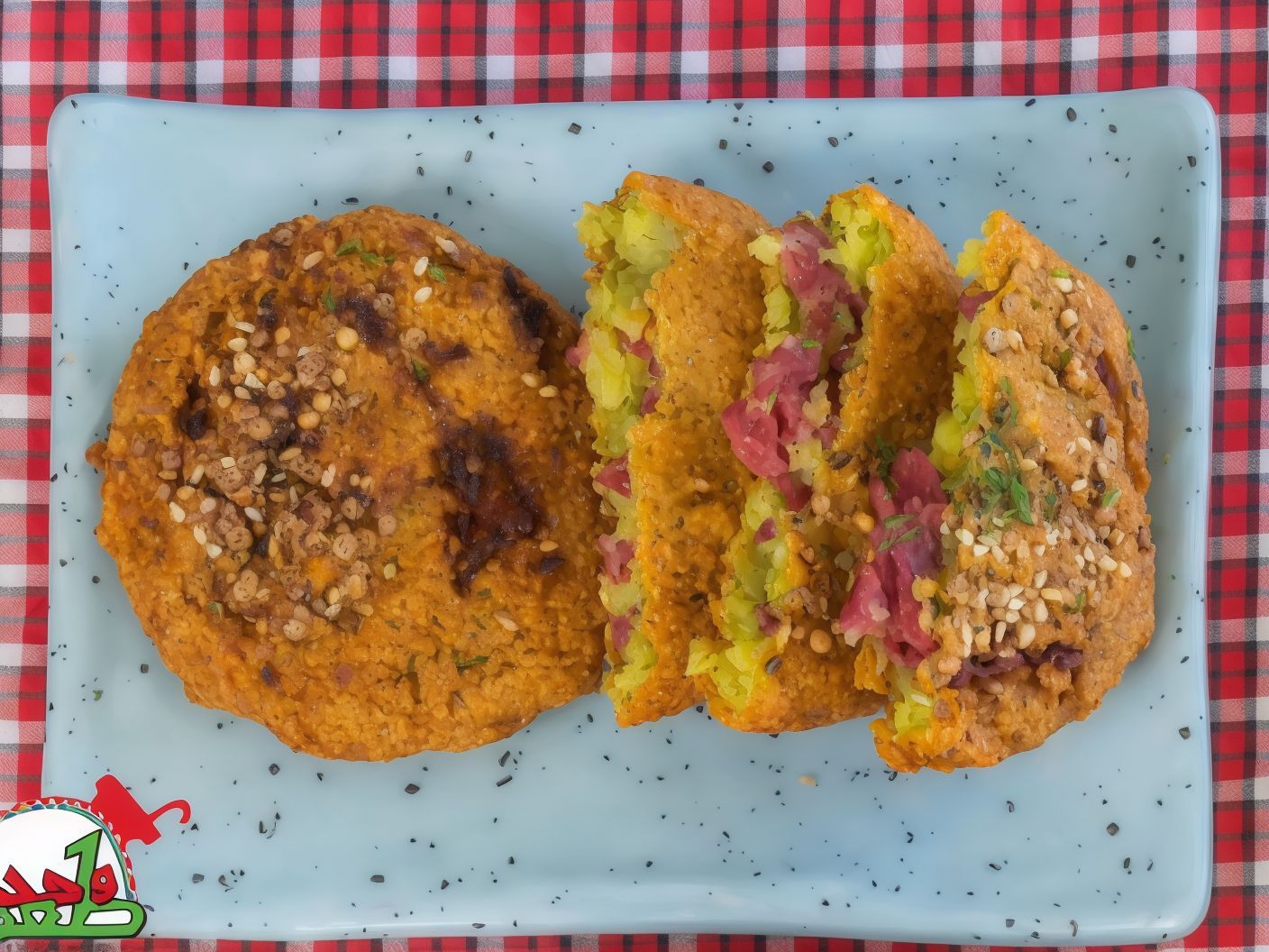 Taamia Stuffed With Pastrami Patty