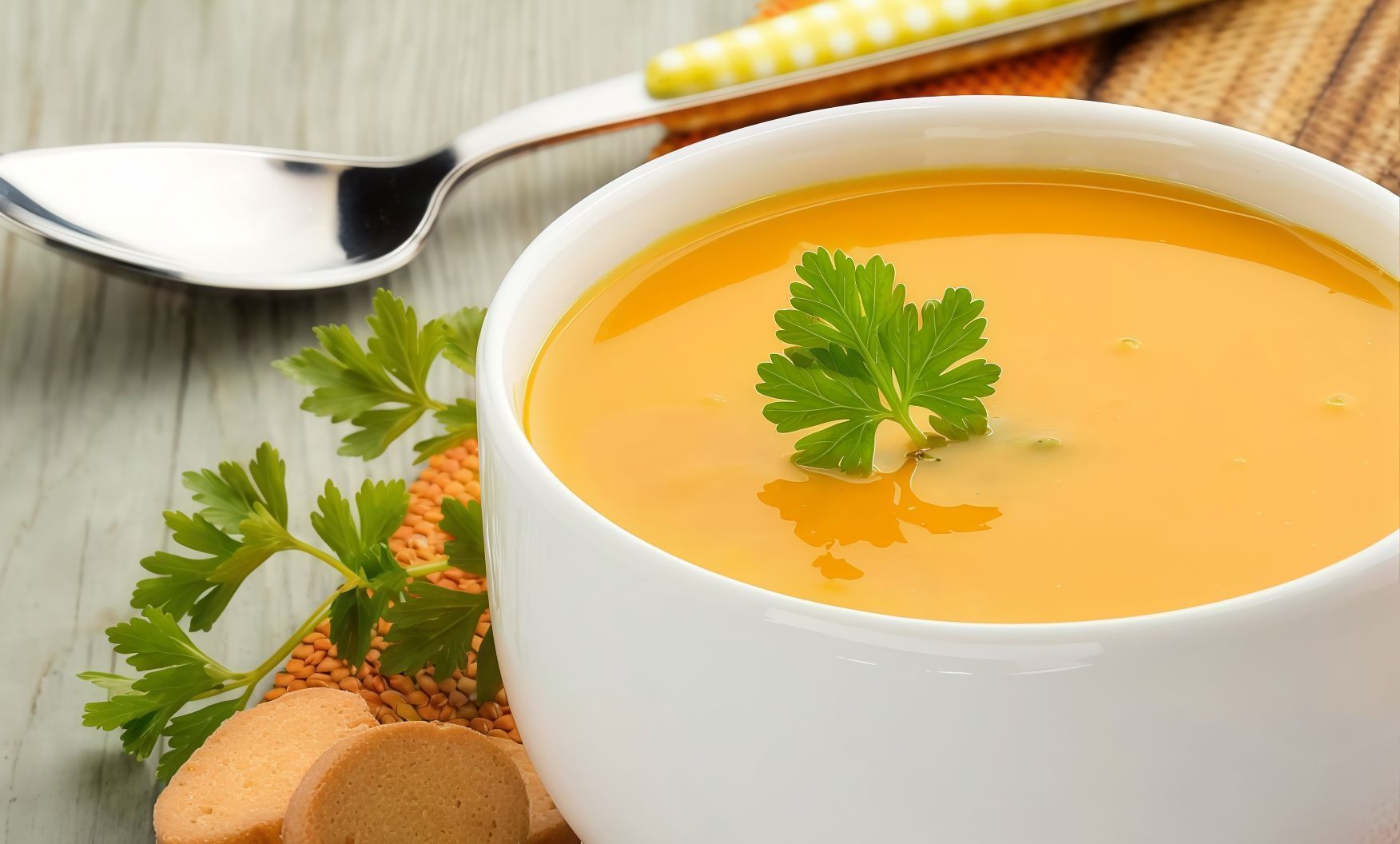 Lentil With Butter Soup