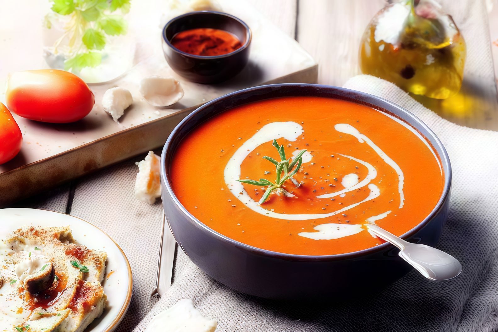Cream of tomato soup