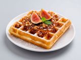 وافل بمربى التين مع قطع المربى