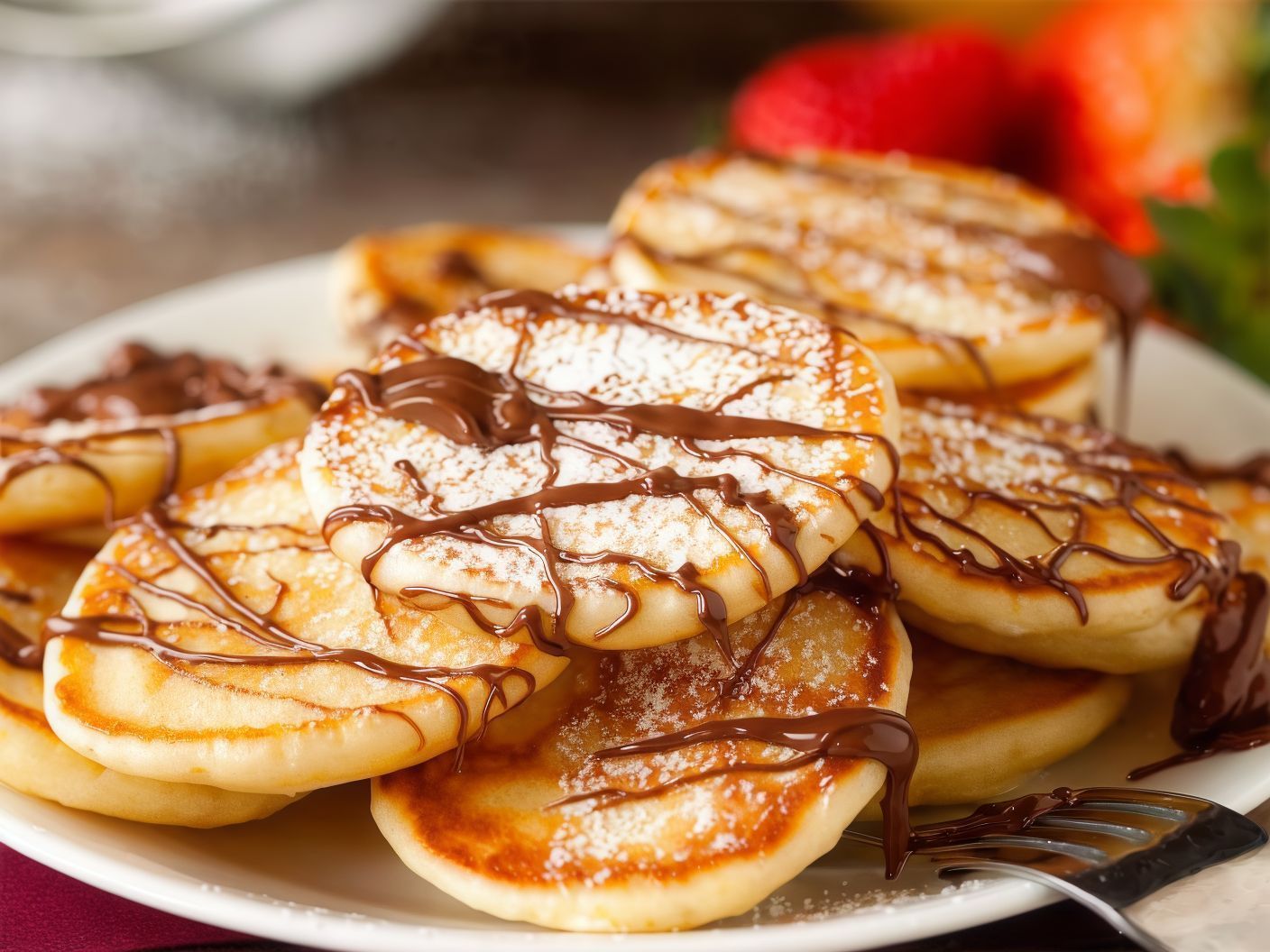 Mini Hazelnut Chocolate Pancake
