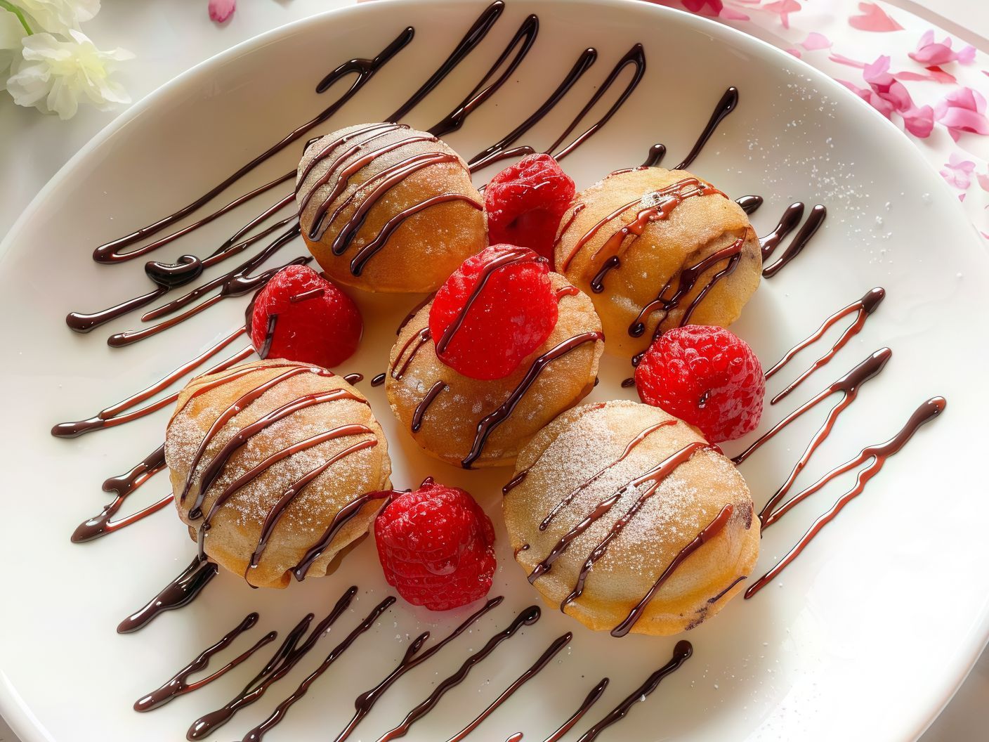 Mini Dark Chocolate Pancake