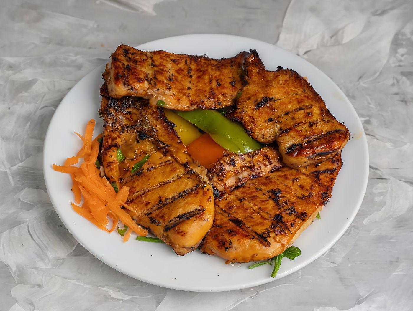 Grilled Breasts Sandwich