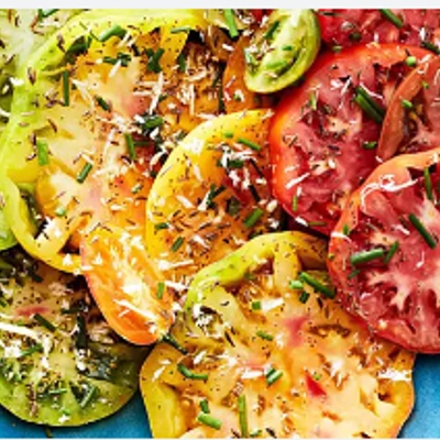 Tomatoes, Horseradish And Pepper Dish