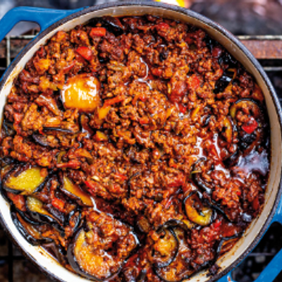 Mesakaa With Sausage