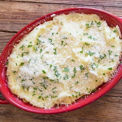 Mashed With Roumi Cheese