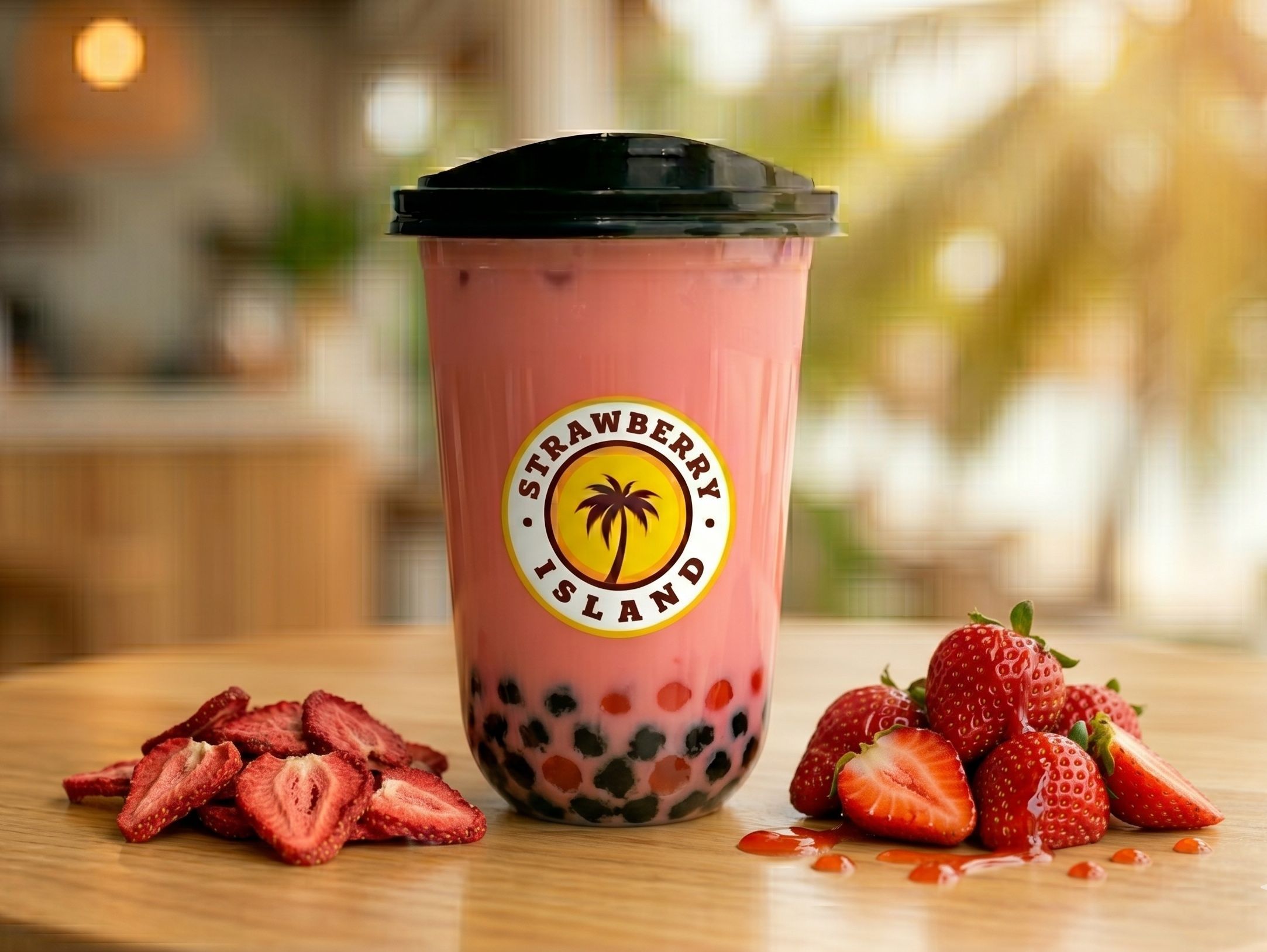 Strawberry Boba