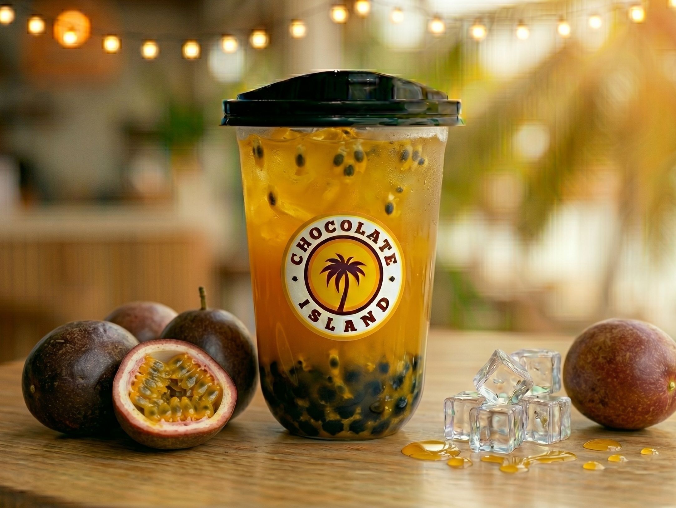 Passion Fruit Boba
