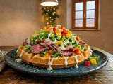Roast Beef Waffle