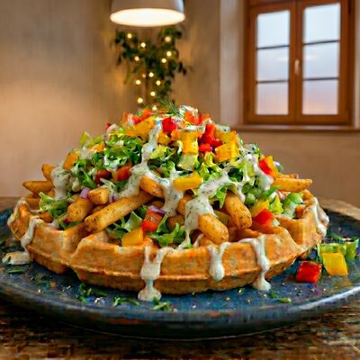 Waffle fries