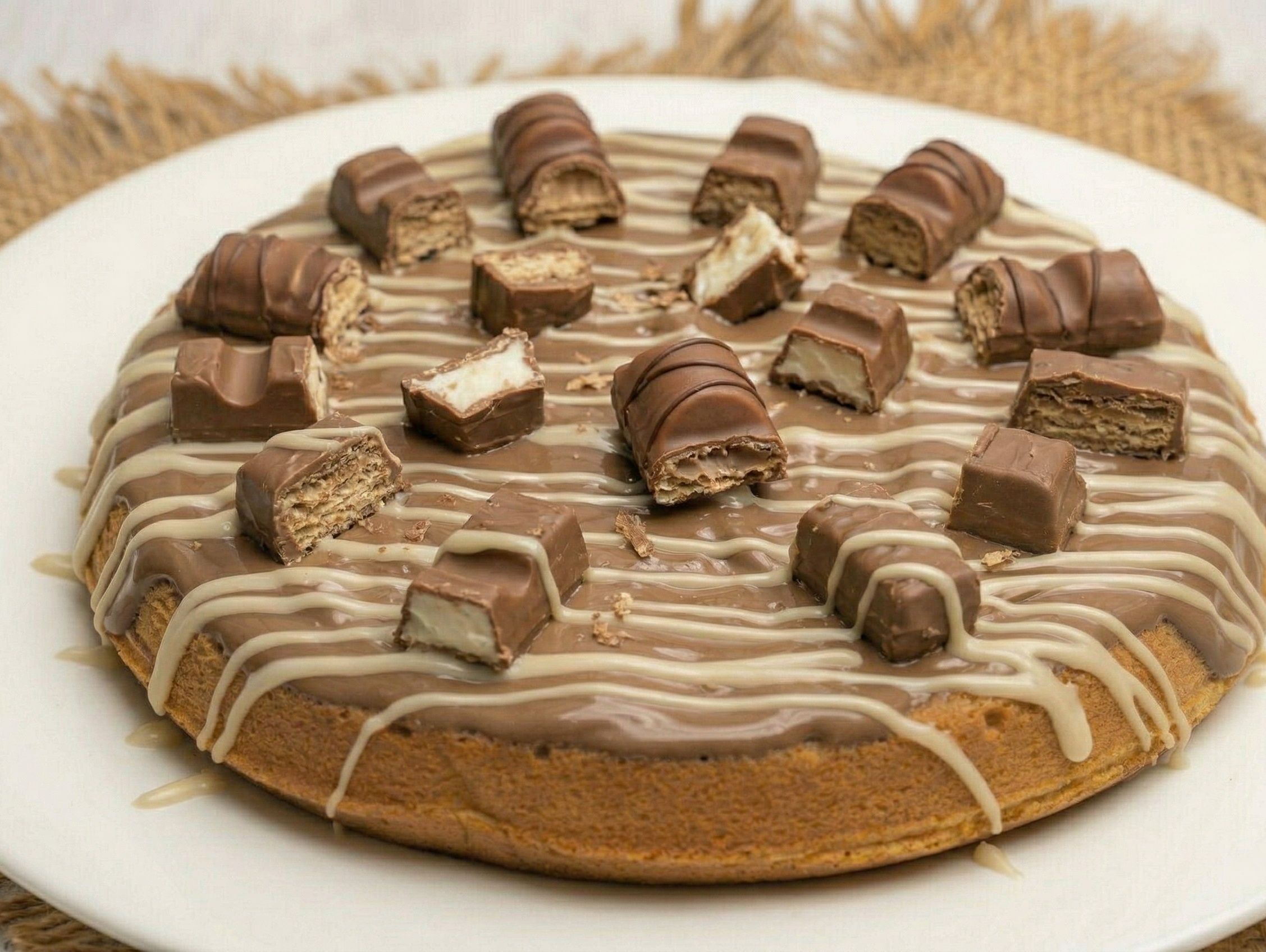 Kinder Chocolate Waffle