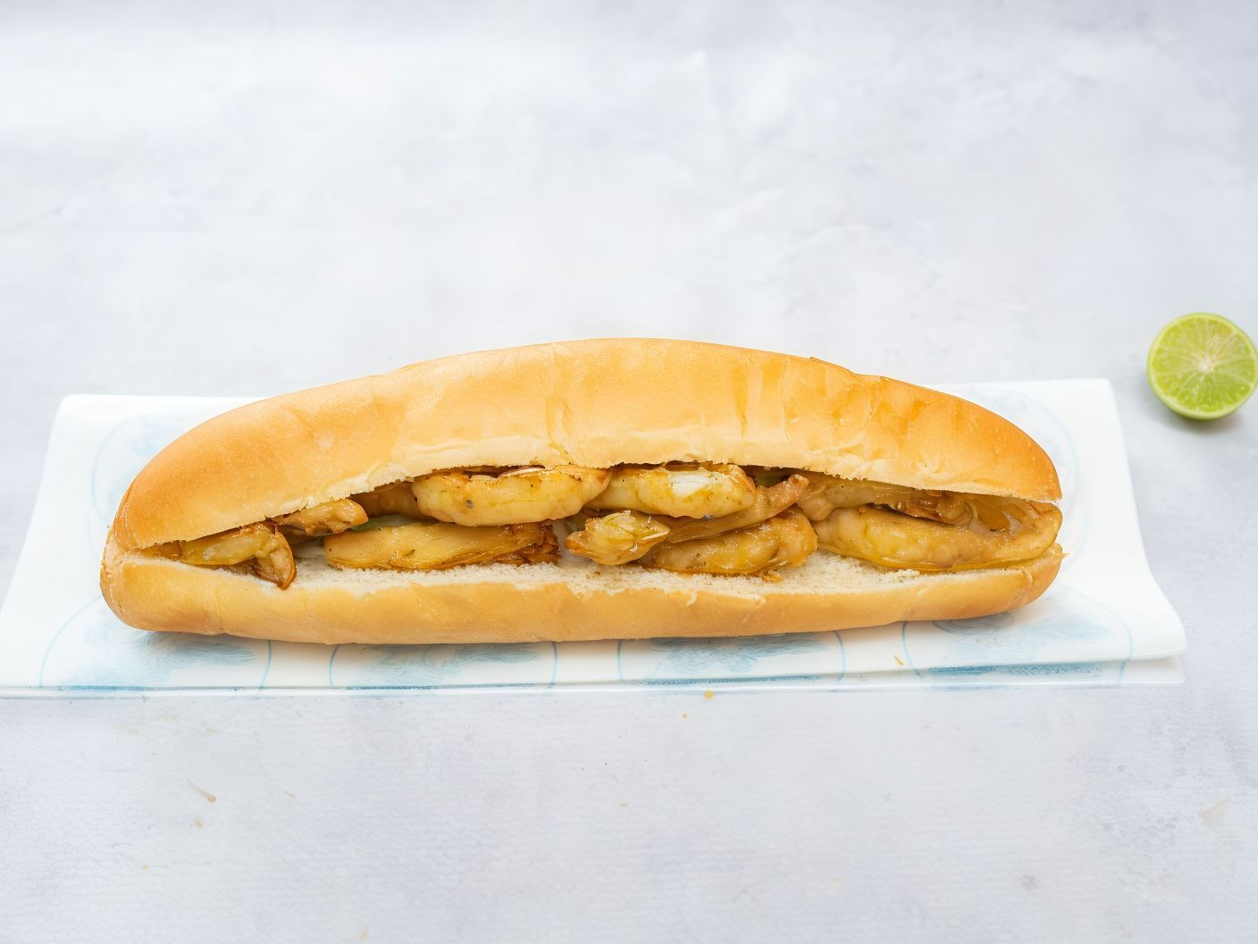 Shrimp sandwich