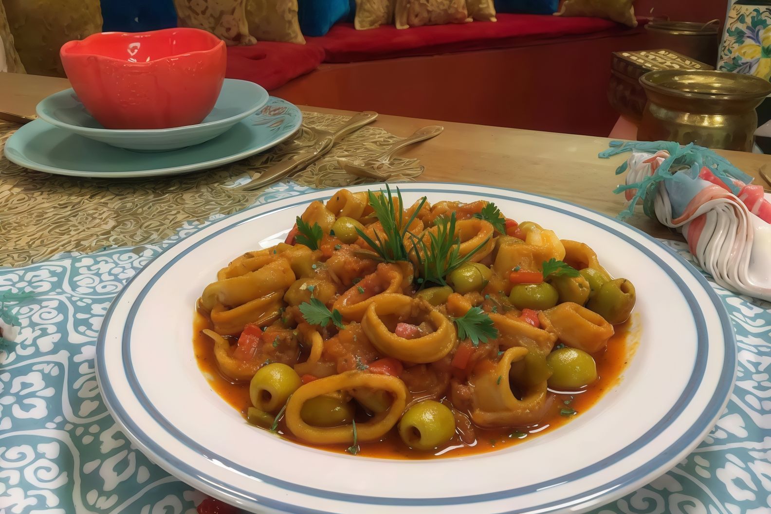 Calamari Tagine