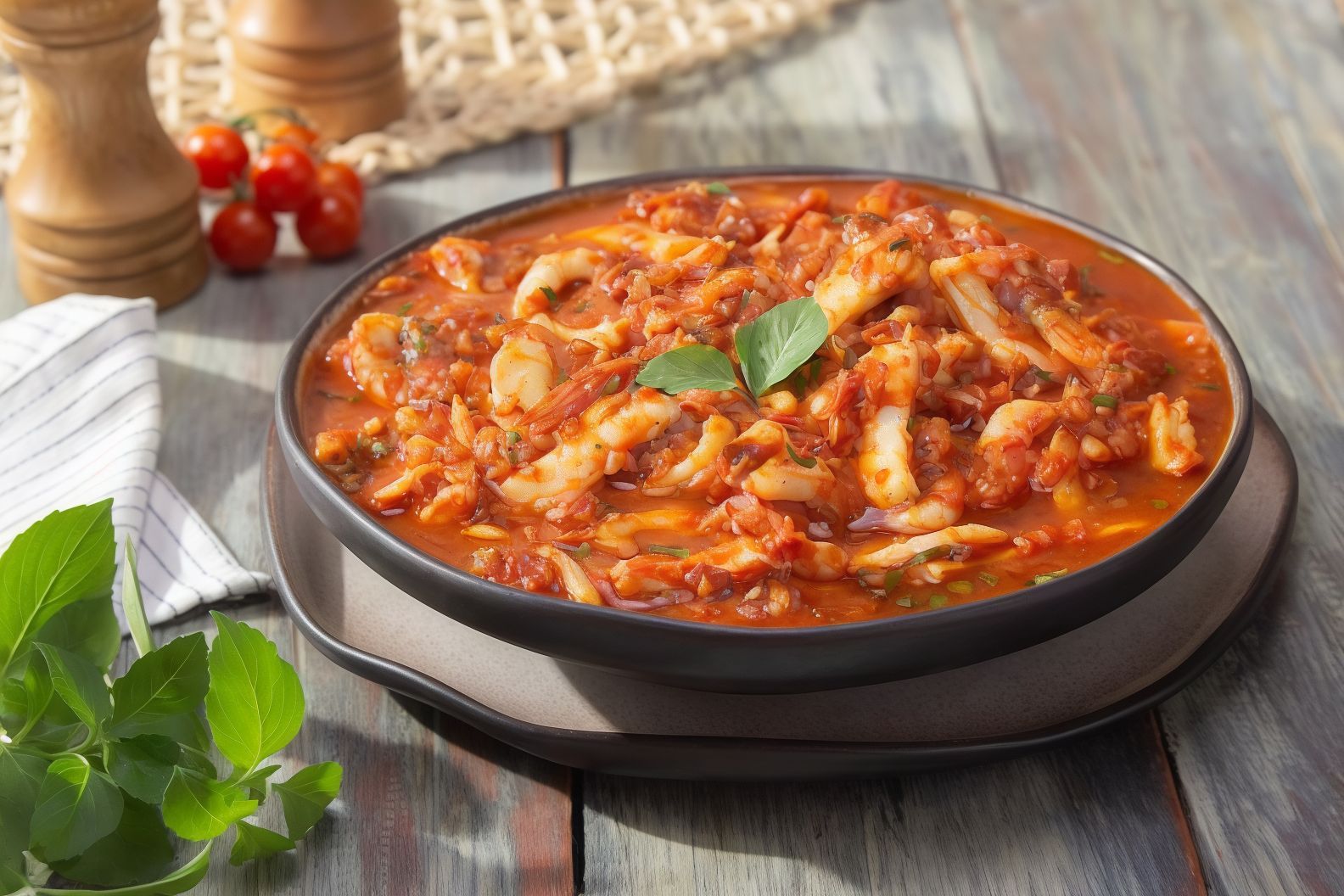 Phosphor Corner Casserole (Shrimp - Calamari - Fillet - Scrumbak)