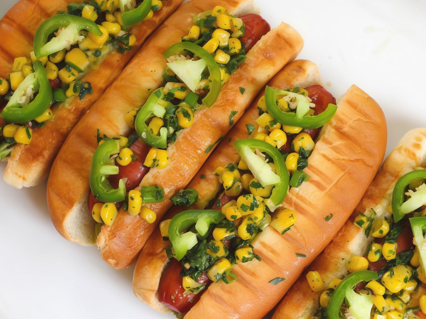 Mexican Hot Dog Sandwich